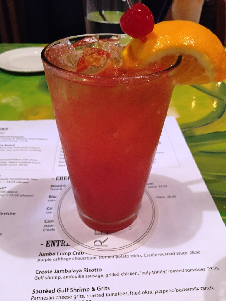 Hurricane at Redfish grill