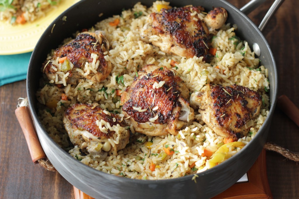 quick one pot rice and chicken dish 026